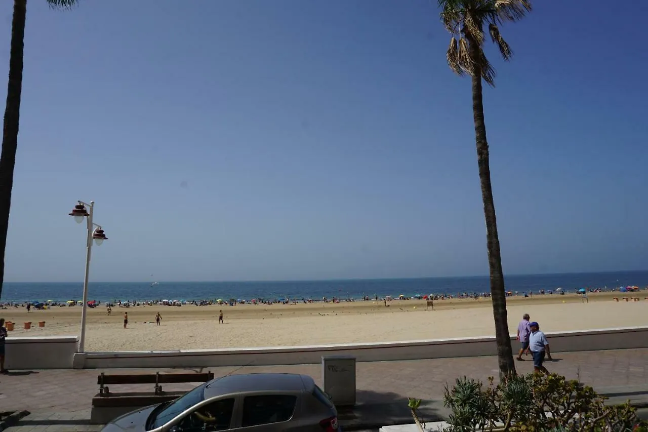 Appartement Apartamento La Mar De Cerca. Terraza Vistas Mar. 1ª Linea Playa à Cadix